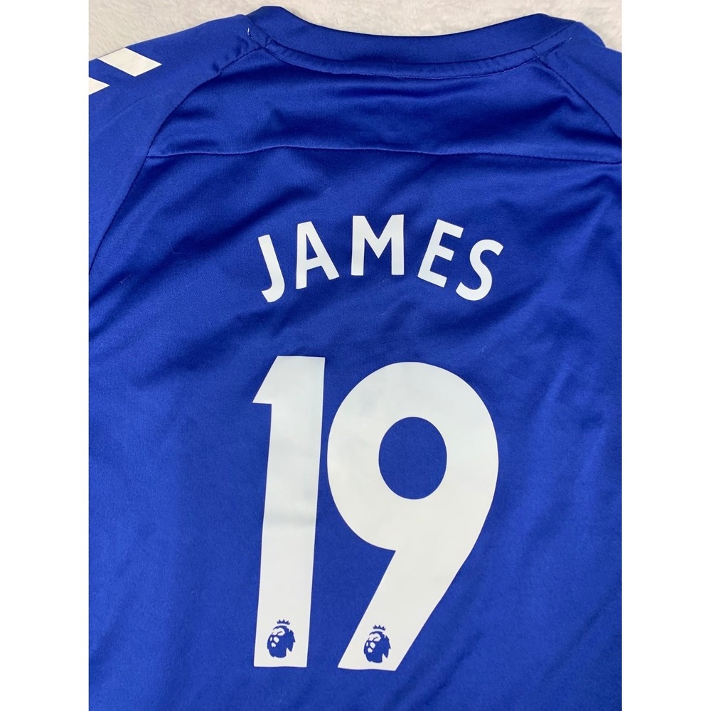 Hummel Everton FC 2020-21 Home Soccer Jersey James Rodriguez #19 Youth Size 28 - Picture 5 of 9